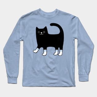 Cat In Socks Long Sleeve T-Shirt